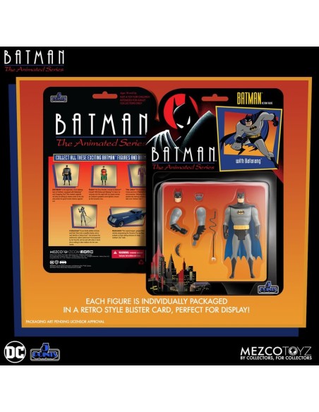 DC Comics 5 Points Action Figures Batman: The Animated 9 cm 99,99 € Mezco Toyz