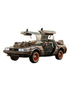 Back to the Future III Movie Masterpiece Vehicle 1/6 DeLorean Time Machine 72 cm