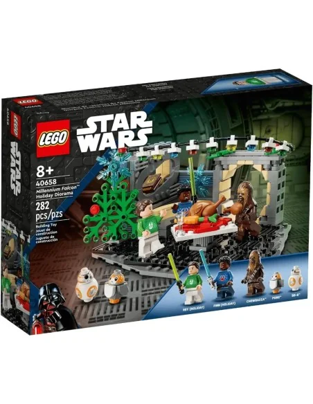 40658 Diorama festivo Millennium Falcon Holiday Diorama  Lego