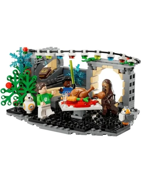 40658 Diorama festivo Millennium Falcon Holiday Diorama  Lego