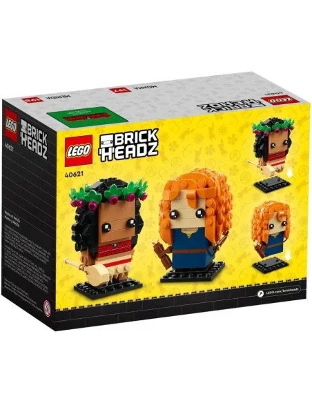 40621 Brickheadz Vaiana Moana & Merida Ribelle - Oceania Disney  Lego