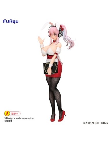 Super Sonico BiCute Bunnies PVC Statue Super Sonico Waitress Ver. 28 cm