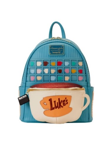 Warner Bros by Loungefly Mini Backpack Gilmore Girls Lukes Diner Domed Coffee Cup