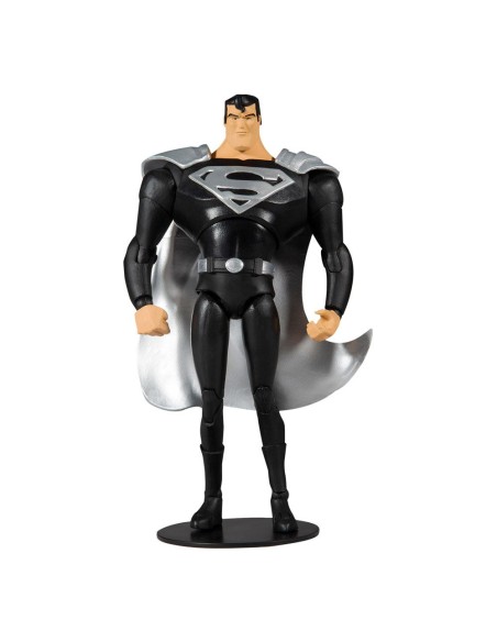 DC Multiverse Superman Black Suit Animated Series 18 cm