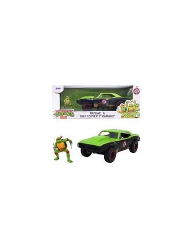 Teenage Mutant Ninja Turtles Diecast Model 1/24 Chevy Camaro Raphael  Jada Toys