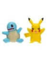 Pokémon Battle Figure First Partner Set Figure 2-Pack Squirtle 2, Pikachu 9  Jazwares