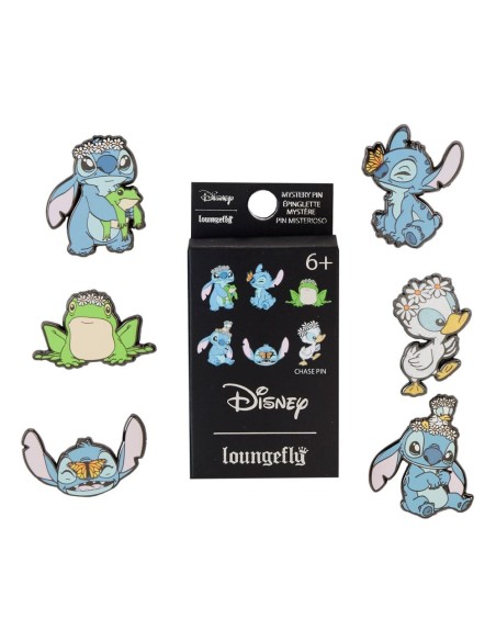 Disney by Loungefly Enamel Pins Lilo and Stitch Springtime Blind Box Assortment (12)