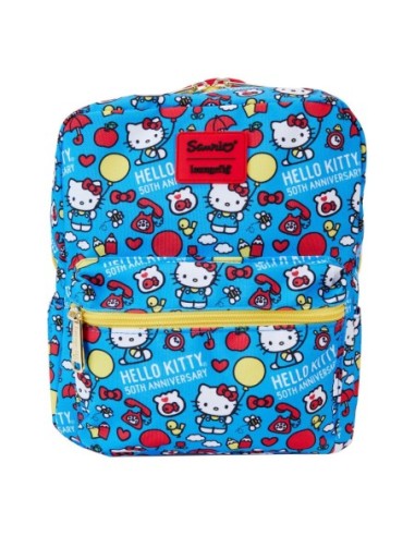 Hello Kitty by Loungefly Mini Backpack 50th Anniversary AOP