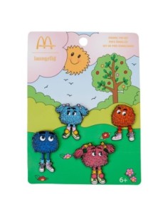 McDonalds by Loungefly Enamel Pins 4-Set Fry Gang 3 cm