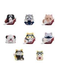 Naruto Shippuden Mega Cat Project Trading Figure Nyaruto! The bond between master and disciple Ver. 3 cm Assortment (8)