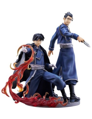 Fullmetal Alchemist: Brotherhood PVC Statue Roy Mustang & Maes Hughes Kizuna 27 cm