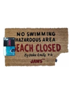 Jaws Doormat Beach Closed 40 x 60 cm