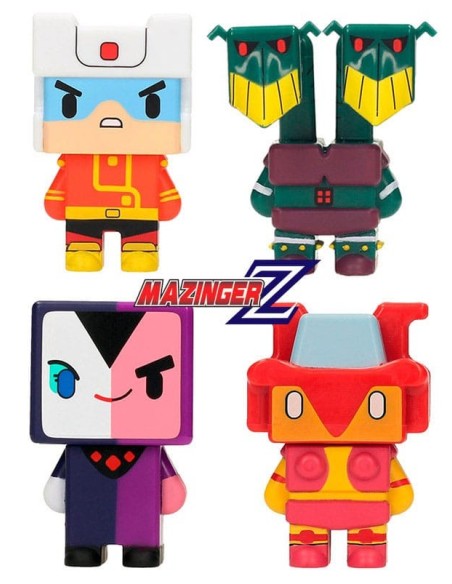 Mazinger Z Trading Figures 4-Pack Pixel 004 Set 7 cm