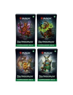 Magic the Gathering Bloomburrow Commander Decks Display (4) english