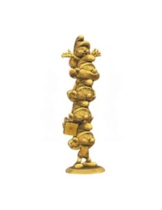 The Smurfs Resin Statue Smurfs Column Gold Limited Edition 50 cm