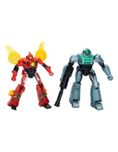 Transformers EarthSpark Cyber Combiner Action Figure 2-Pack Terran Twitch & Robby Malto 13 cm