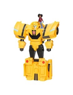 Transformers EarthSpark Spin Changer Action Figure Bumblebee & Mo Malto 20 cm  Hasbro