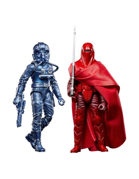 Star Wars Episode VI Black Series Carbonized Action Figure 2-Pack Emperor's Royal Guard & TIE Fighter Pilot Exclusive 15 cm