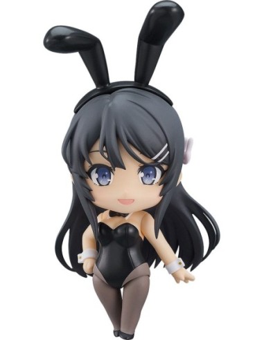 Rascal Does Not Dream of Bunny Girl Senpai Nendoroid Action Figure Mai Sakurajima: Bunny Girl Ver. 10 cm