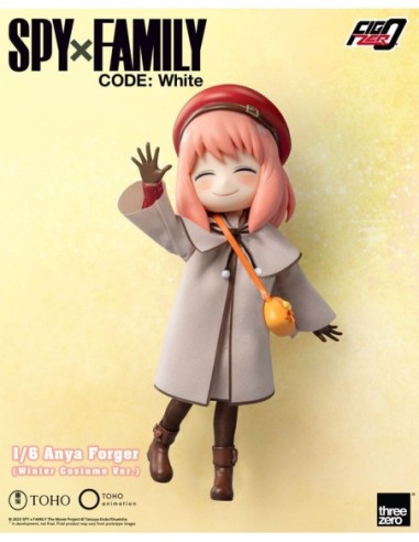 Spy x Family Code: White FigZero Action Figure 1/6 Anya Forger Winter Costume Ver. 17 cm