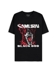 Cyberpunk 2077 T-Shirt Black Dog Samurai Album Art