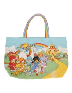 Rainbow Brite by Loungefly Canvas Tote Bag Rainbow Brite Gang Rainbow Handle