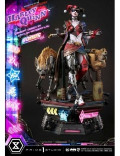 Batman Ultimate Premium Masterline Series Statue Cyberpunk Harley Quinn Deluxe Bonus Version 60 cm