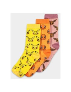 Pokémon Socks 3-Pack Three Icons 35-38