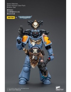 Warhammer 40k Action Figure 1/18 Space Marines Space Wolves Claw Pack Brother Olaf 12 cm