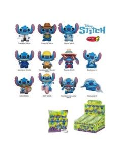 Lilo & Stitch PVC Bag Clips Stitch Series 6 Display (24)