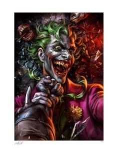 DC Comics Art Print Eternal Enemies: The Joker vs Batman 46 x 61 cm - unframed