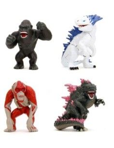 Godzilla Nano Metalfigs Diecast Mini Figures 4-Pack Wave 1 4 cm  Jada Toys