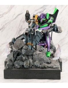 Rebuild of Evangelion Operation Statue Yashima Evangelion Unit-01 Premium Metallic Color Ver. 68 cm