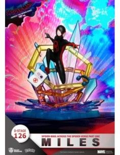 Marvel D-Stage PVC Diorama Spider-Man: Across the Spider-Verse Part One-Miles 15 cm