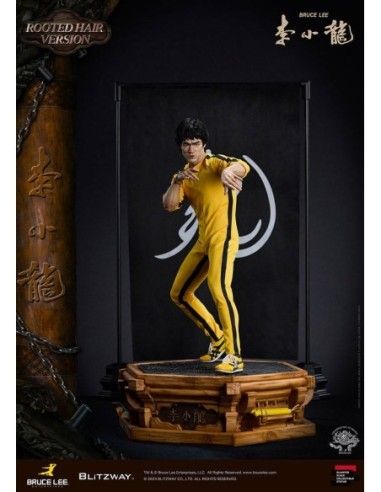 Bruce Lee Superb Scale Statue 1/4 50th Anniversary Tribute (Rooted Hair Version) 55 cm