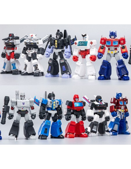 Transformers Blokees Plastic Model Kit Galaxy Version 01 Roll Out Assortment (9)  Blokees