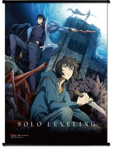 Solo Leveling Wall Scroll Sung Jinwoo Key Art 44 x 33 cm