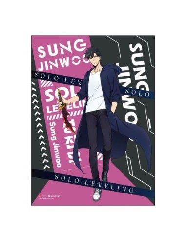 Solo Leveling Wall Scroll Sung Jinwoo S-Rank 1 44 x 33 cm