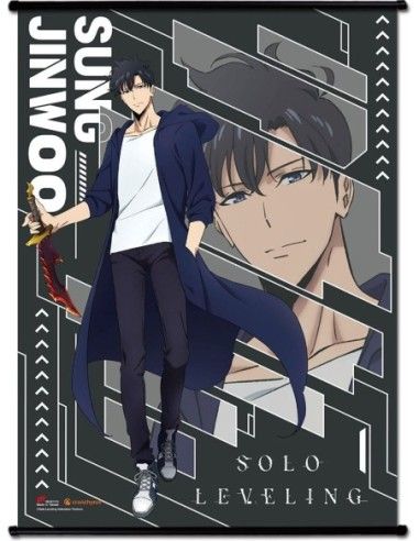 Solo Leveling Wall Scroll Sung Jinwoo S-Rank 2 44 x 33 cm