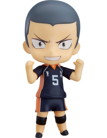 Haikyu!! Nendoroid Action Figure Ryunosuke Tanaka (re-run) 10 cm