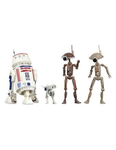 Star Wars: The Mandalorian Black Series Action Figure 4-Pack R5-D4, BD-72 & Pit Droids