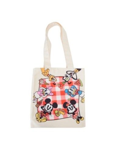 Disney by Loungefly Canvas Tote Bag Mickey and friends Picnic