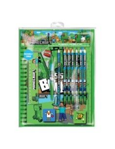 Minecraft 12-Piece Stationery Set A4 Bumper