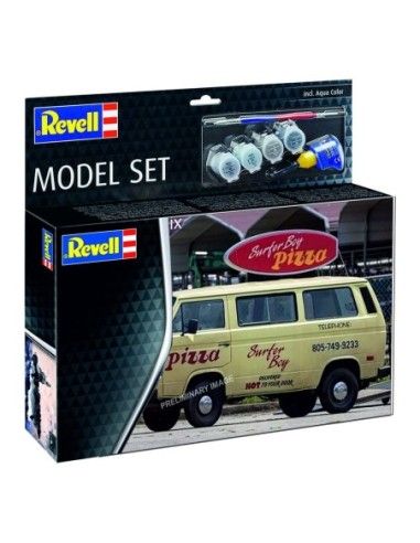 Stranger Things Model Kit Set 1/25 VW T3 Bus Surfer Boy 19 cm