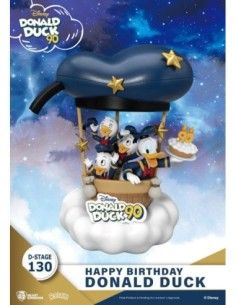 Disney D-Stage PVC Diorama Donald Duck 90th-Happy Birthday 14 cm  Beast Kingdom Toys