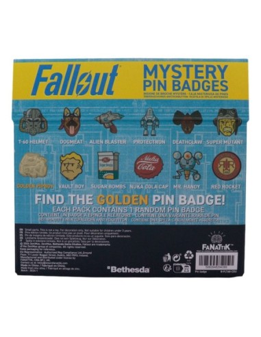 Fallout World Pin Badge Display Mystery Pin Badge (12)  Fanattik