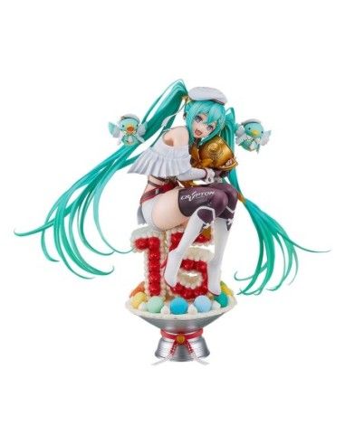 Hatsune Miku Characters PVC Statue 1/6 Racing Miku: 2023 - 15th Anniversary Ver. 26 cm