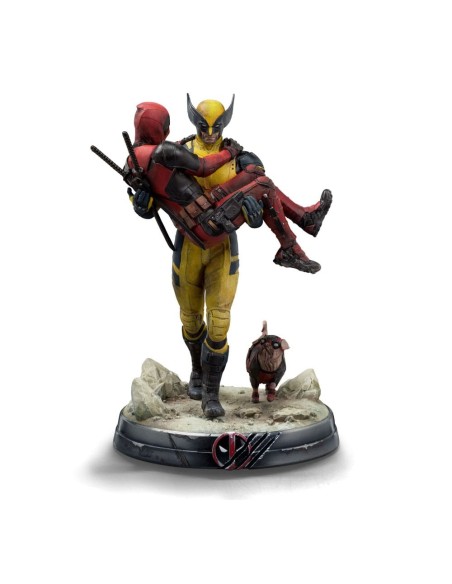 Deadpool Deluxe Art Scale Statue 1/10 Deadpool & Wolverine 21 cm