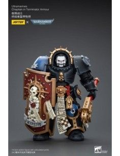 Warhammer 40k Action Figure 1/18 Ultramarines Chaplain in Terminator Armour 12 cm