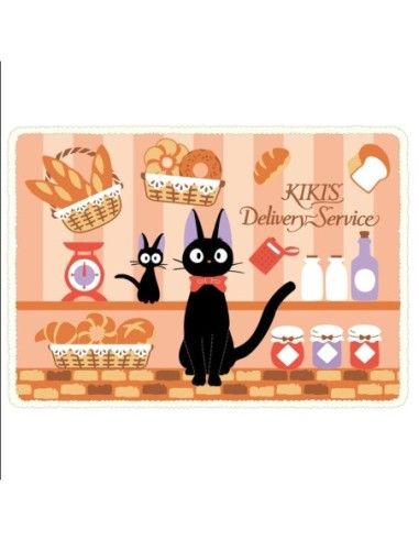 Kiki's Delivery Service Fluffy plaid Jiji's Bakery 70 x 100 cm